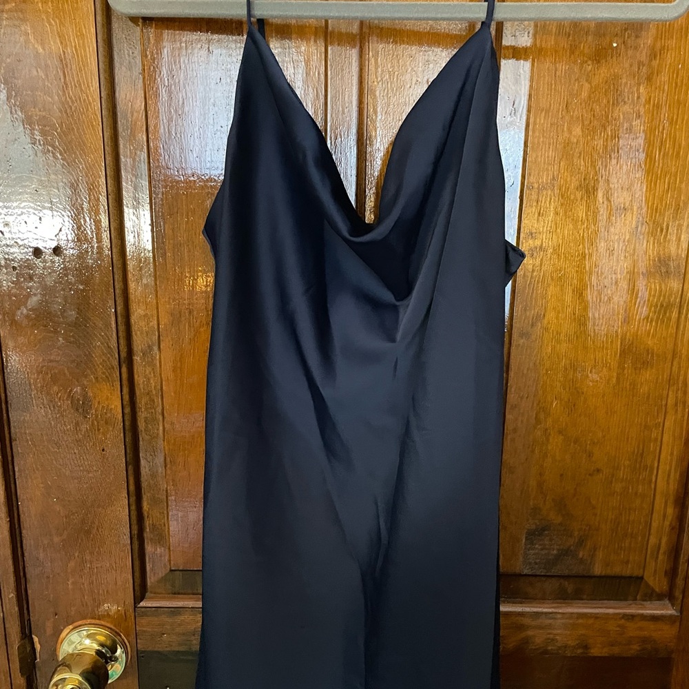 Urban Outfitters satin cowl neck dress